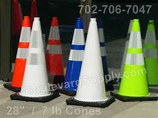 White Cones Traffic