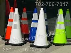 Colored Traffic Cones