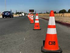Orange Cone Construction