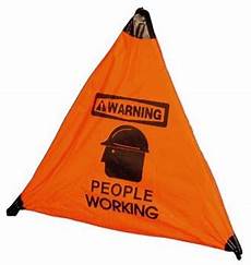Orange Warning Cones